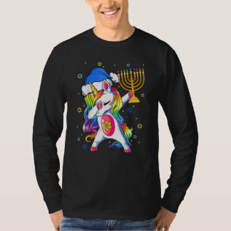 T-shirt Jewnicorn Hanukkah Unicorn Girl Women Pajamas