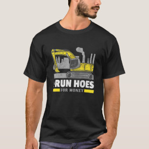 T-shirt J'Exécute Des Trous De L'Opérateur De Chaussure Ex