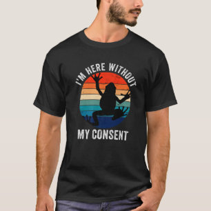 T-shirt J'Existe Sans Mon Consentement Frog Drôle Mème