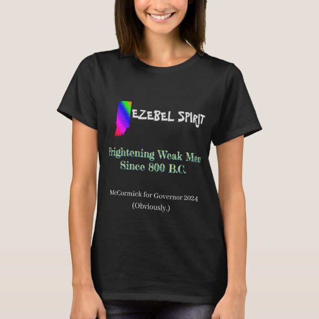 T-shirt Jezebel Spirit Election 2024 (Devant)