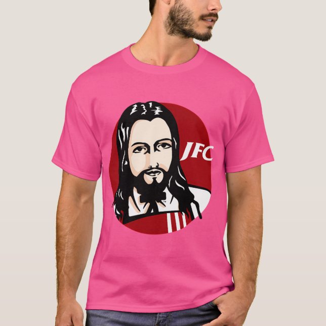T-shirt Jfc Jesus Fried Chicken (Devant)