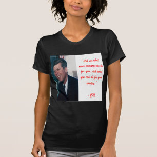 T-shirt JFK & Citation de Ne Pas Demander