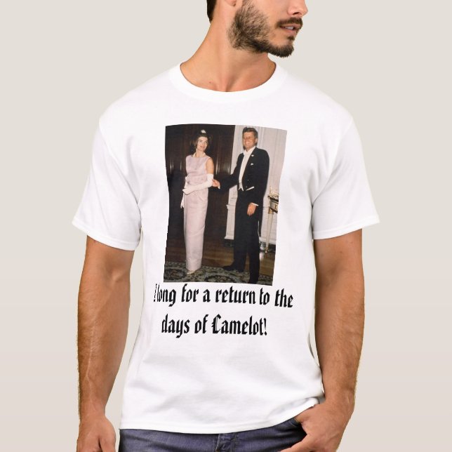 T-shirt JFK et Jackie, I longtemps pour un retour aux (Devant)