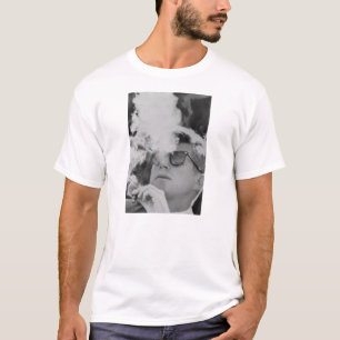 T-shirt JFK fumant le tee - shirt