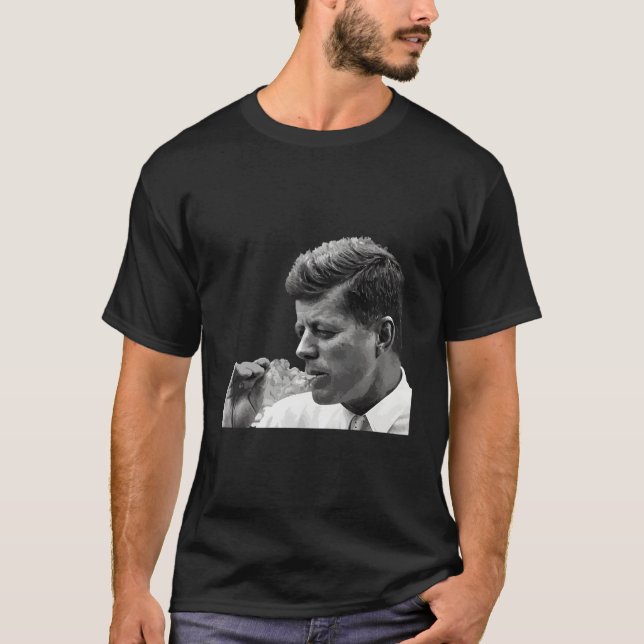 T-shirt Jfk John F Kennedy Fumeur de cigares (Devant)