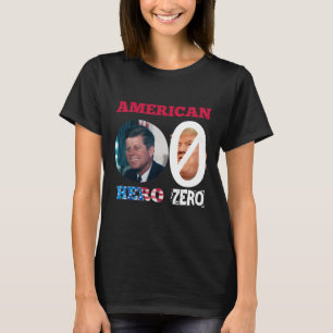 T-shirt Jfk John Kennedy Héros Américain Anti Trump