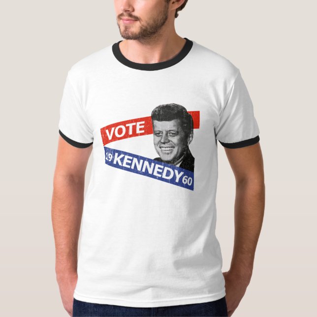 T-shirt JFK Kennedy 1960 (Devant)