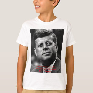 T-shirt JFK "Pardonne Ne Pas Oublier" Citation De Sagesse 