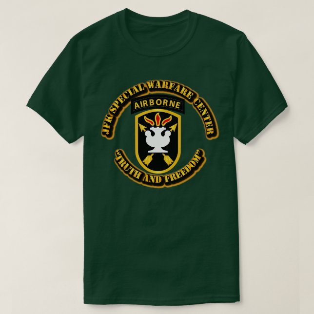 T-shirt JFK Special Warfare Centre (Design devant)