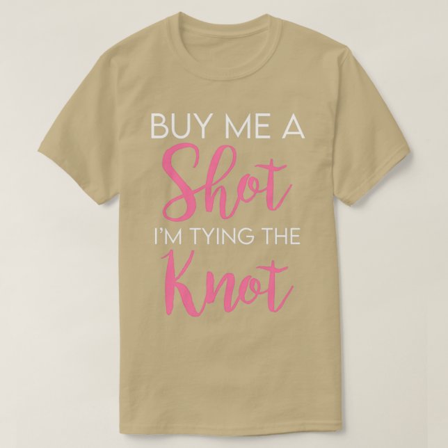 T-shirt JGA dit Shot Drôle (Design devant)