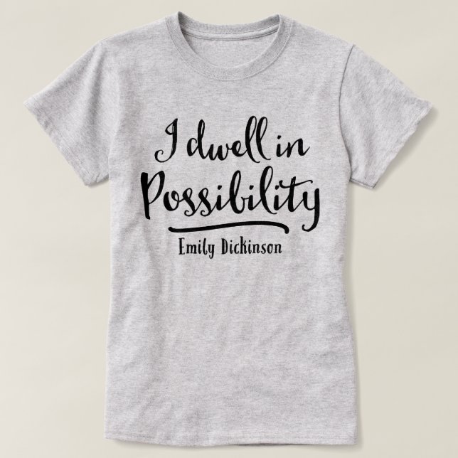 T-shirt J'Habite Dans La Possibilité (Design devant)