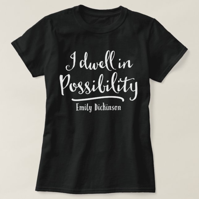 T-shirt J'Habite Dans La Possibilité (Design devant)