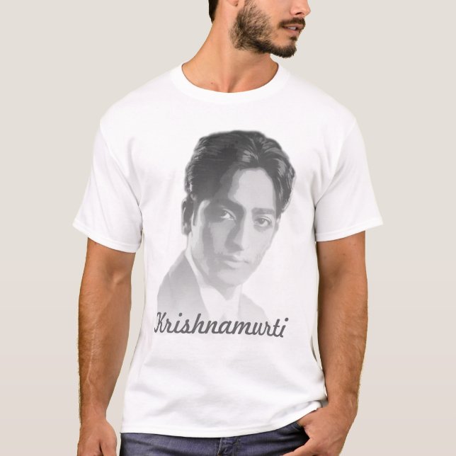 T-shirt Jiddu Krishnamurti (Devant)