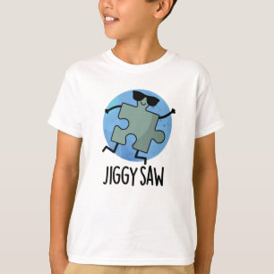 T-shirt Jiggy Saw Dancing Danseuse Jigsaw Puzzle Pun