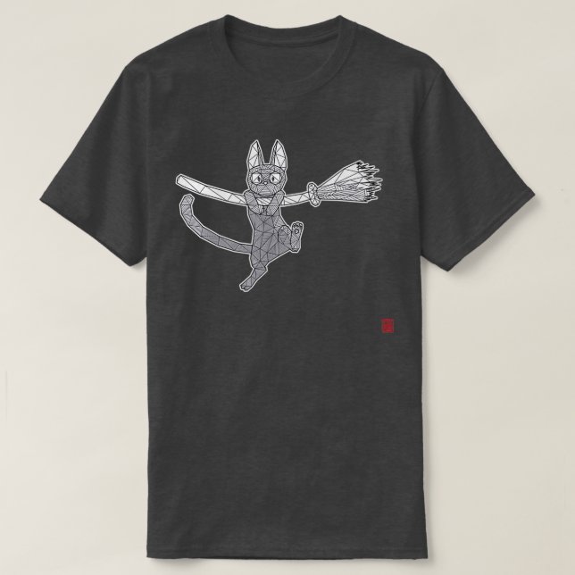 T-shirt Jiji géométrique (Design devant)
