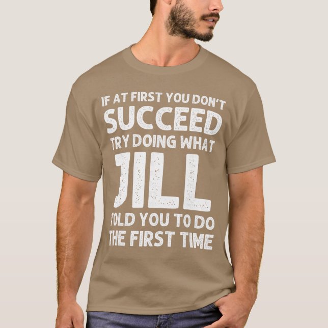 T-shirt JILL Name Personalized Birthday Funny Christmas Jo (Devant)