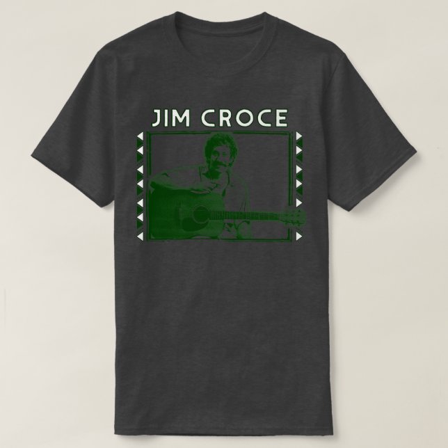 T-shirt Jim Croce Retro Fan Design (Design devant)