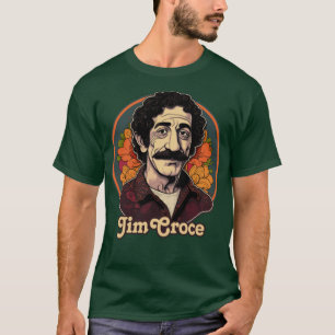 T-shirt Jim Croce Retro Fan Design d'oeuvres d'art1