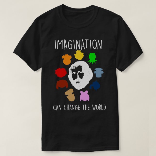T-shirt Jim Henson Imagination (Design devant)