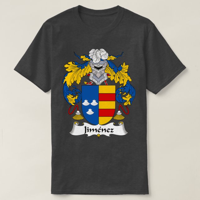 T-shirt Jimenez Coat of Arms Family Crest  (Design devant)