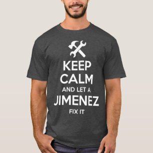 T-shirt JIMENEZ Funny Nom de famille Anniversaire Famille 