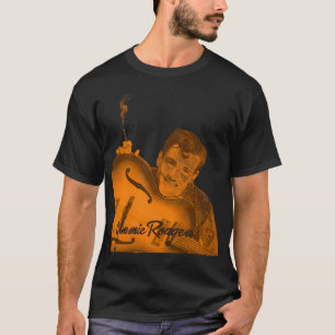 T-shirt Jimmie Rodgers  Légende Classique Country Sepia Tr
