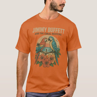 T-SHIRT JIMMY BUFFETT ET CORAL REEFERS