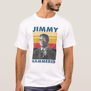 T-shirt Jimmy Hammered 4 juillet Drunk President Carter