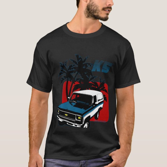 T-shirt Jimmy Squarebody Camion Suburban Blazer Silverado  (Devant)