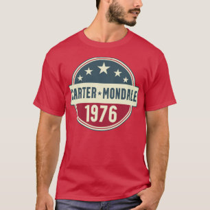 T-shirt Jimmy ter Mondale Campai présidentiel Vintage de 1