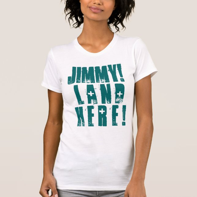 T-SHIRT JIMMY ! TERRE ICI ! (Devant)