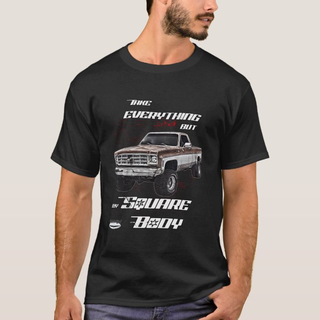 T-shirt Jimmysquarebody Trucksuburbanblazersilveradok5Long (Devant)