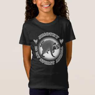 T-Shirt JIMOTHY EST MON ANIMAL SPIRITUEL - N&B