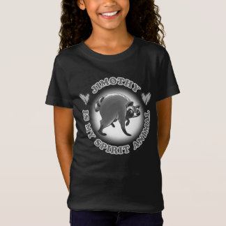 T-Shirt JIMOTHY EST MON ANIMAL SPIRITUEL - N&B