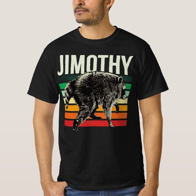 T-shirt Jimothy le raton laveur (Devant)