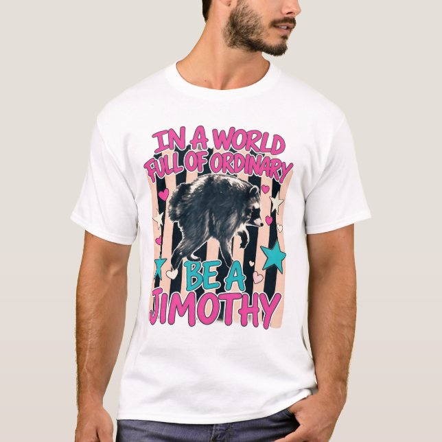 T-shirt Jimothy Raton laveur (Devant)