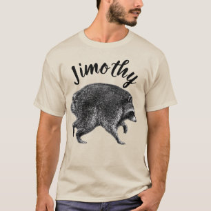 T-shirt Jimothy raton laveur vintage Seattle Mème Viral Dé