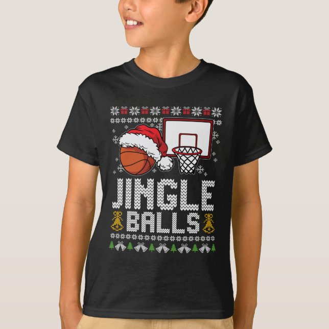 T-shirt Jingle Balls Ugly Christmas Pyjama Cool Sport X-Ma (Devant)