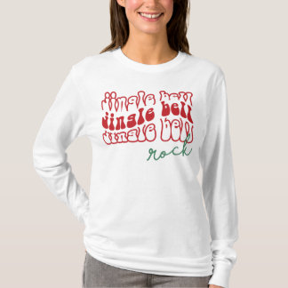 T-shirt Jingle Bell Rock, Retro Funny Christmas Music