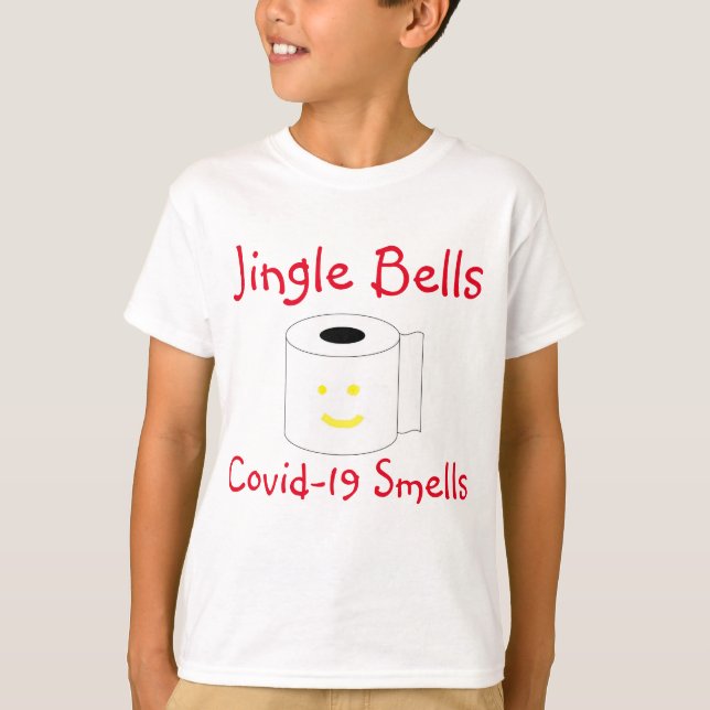T-shirt Jingle Bells, Covid-19 Odeurs (Devant)
