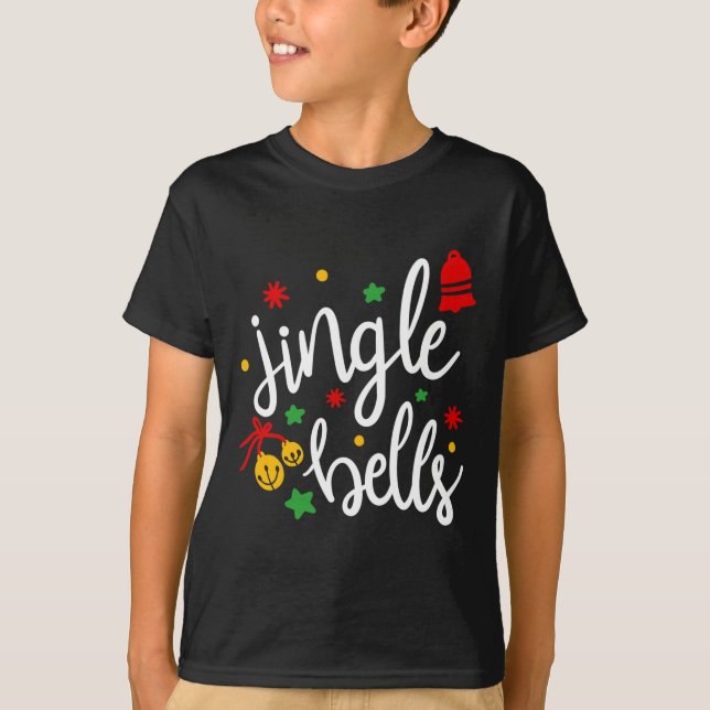 T-shirt Jingle Bells Jingle All The Way Xmas Gift Christma (Devant)
