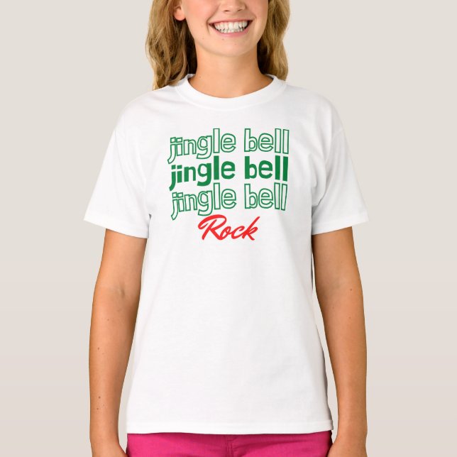 T-shirt jingle jingle jingle rock (Devant)