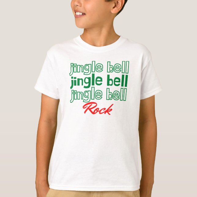 T-shirt jingle jingle jingle rock (Devant)