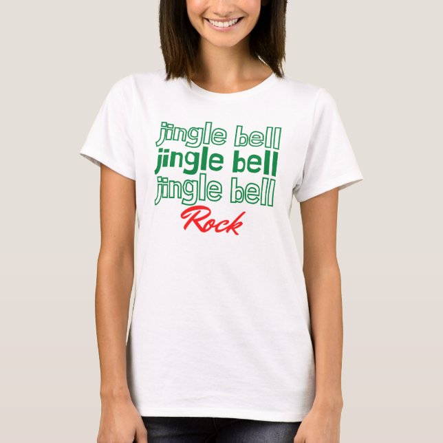 T-shirt jingle jingle jingle rock (Devant)