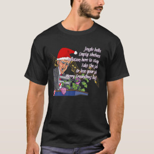 T-shirt Jingle Joe Tablettes vides Biden Père Noël Anti-li