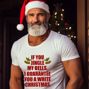 T-shirt Jingle Mes cloches Pour Un Noël Blanc