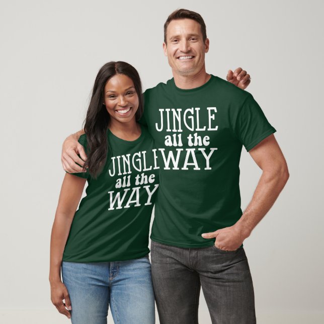 T-shirt Jingle Tout Le Chemin Noël (Unisexe)