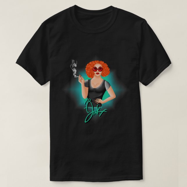T-shirt Jinkx Monsoon - fumée (Design devant)