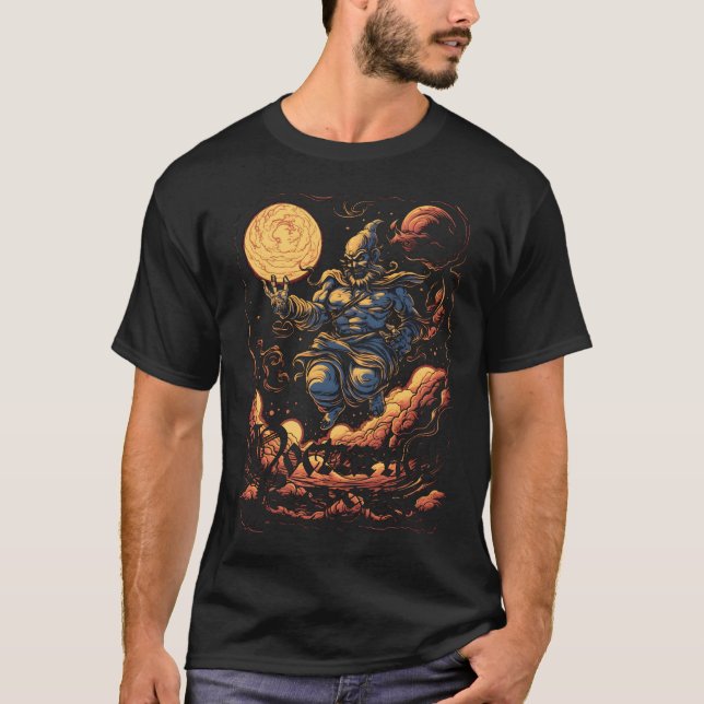 T-shirt Jinn de la vengeance nocturne (Devant)