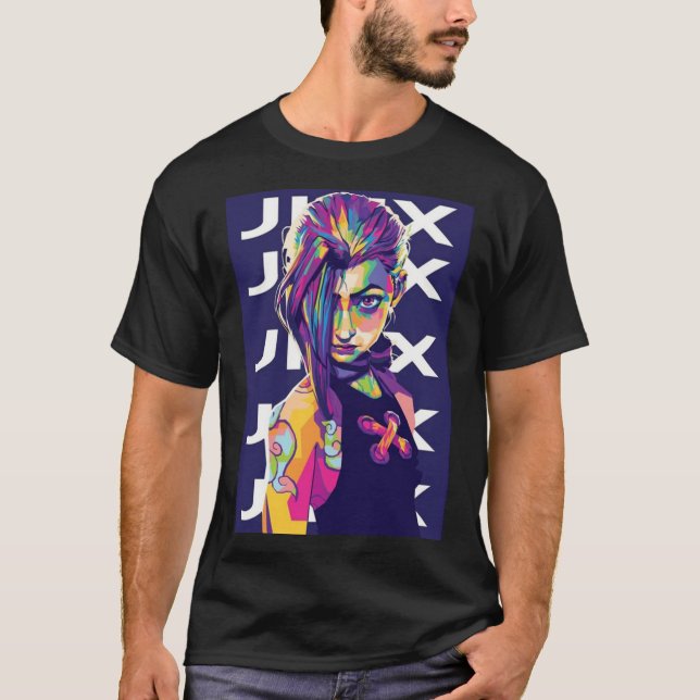 T-shirt Jinx Arcane    (Devant)